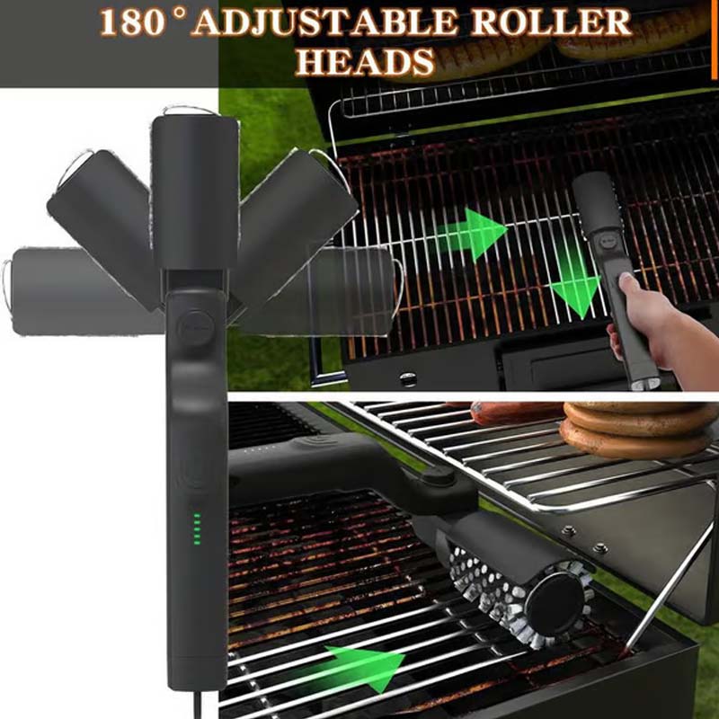 🔥✨ Kabellose Elektrische Grillbürste – Tiefenreinigung mit wiederaufladbarem Akku, leicht & effizient 🍖🔋 für makellose Grillergebnisse jederzeit.