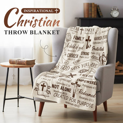 ✨ 50 % RABATT !!✨ 🛌Inspirierende christliche Tagesdecke🛌