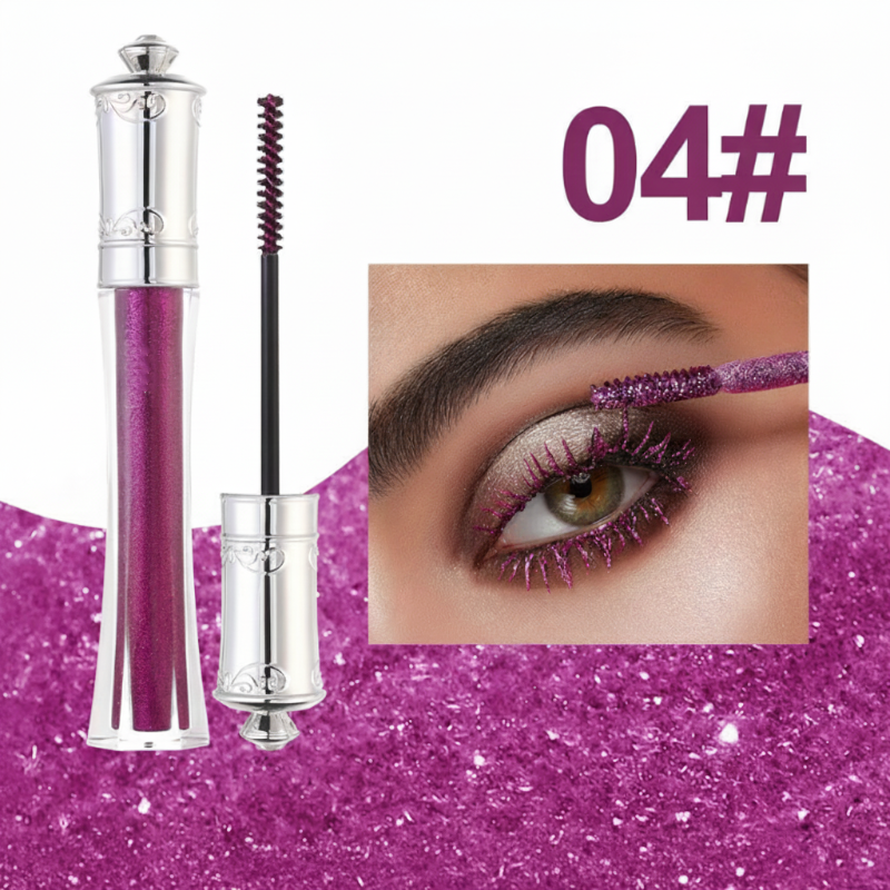 💎2 kaufen, 3 gratis dazu🌟Wasserfeste, funkelnde, farbige Mascara