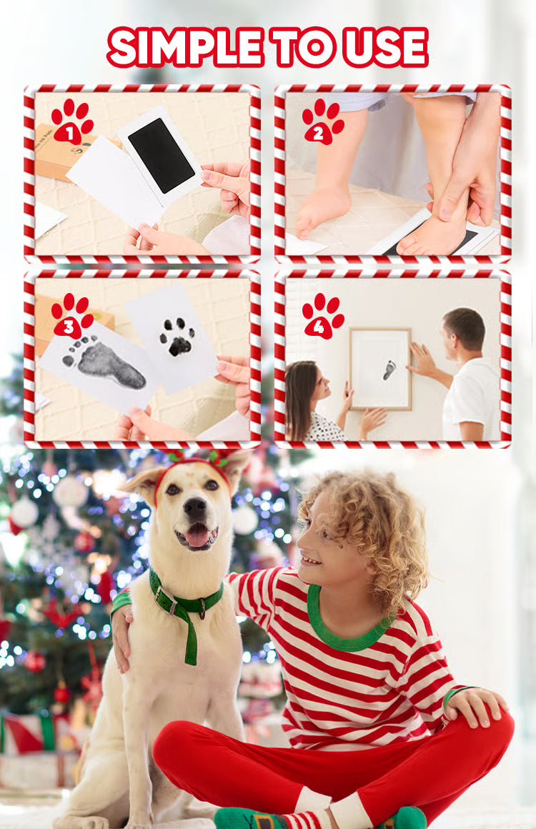 🎁 50 % RABATT🐶Pfotenabdruck-Set für Haustiere🐾🐾