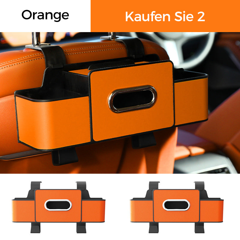 🎒 50% RABATT! 🚗 Multifunktionale Rücksitz-Aufbewahrungsbox – Mehrere Fächer, Stabil & Platzsparend 🧳
