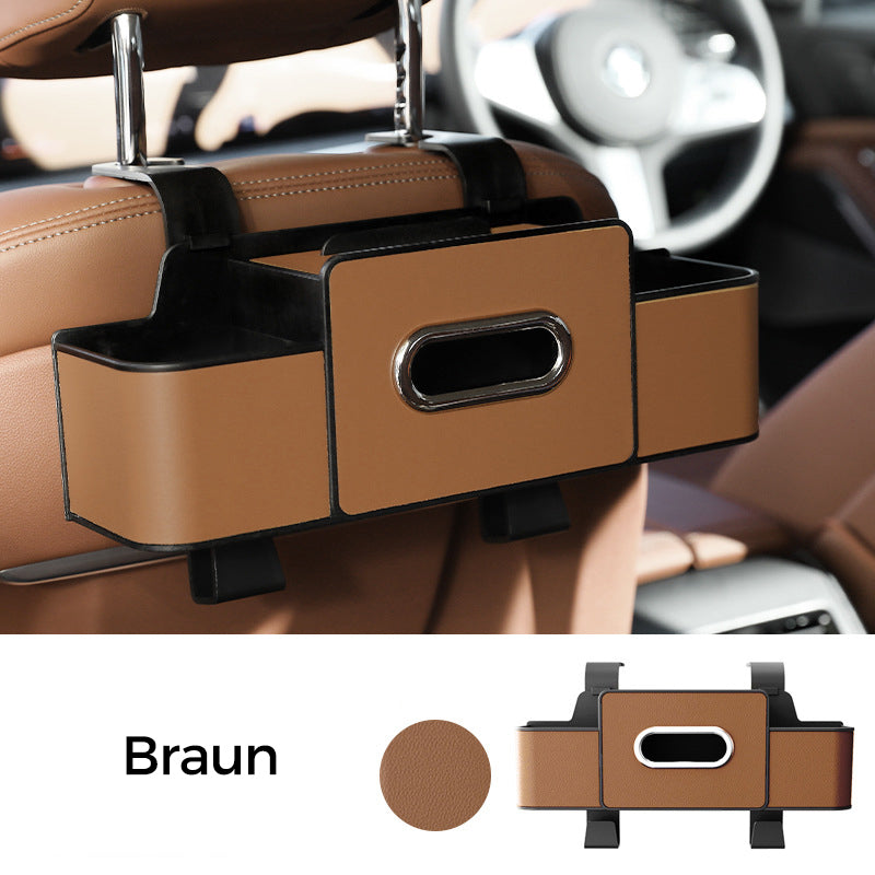 🎒 50% RABATT! 🚗 Multifunktionale Rücksitz-Aufbewahrungsbox – Mehrere Fächer, Stabil & Platzsparend 🧳