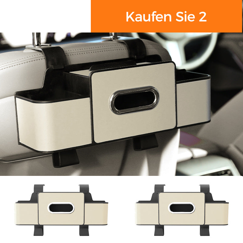 🎒 50% RABATT! 🚗 Multifunktionale Rücksitz-Aufbewahrungsbox – Mehrere Fächer, Stabil & Platzsparend 🧳