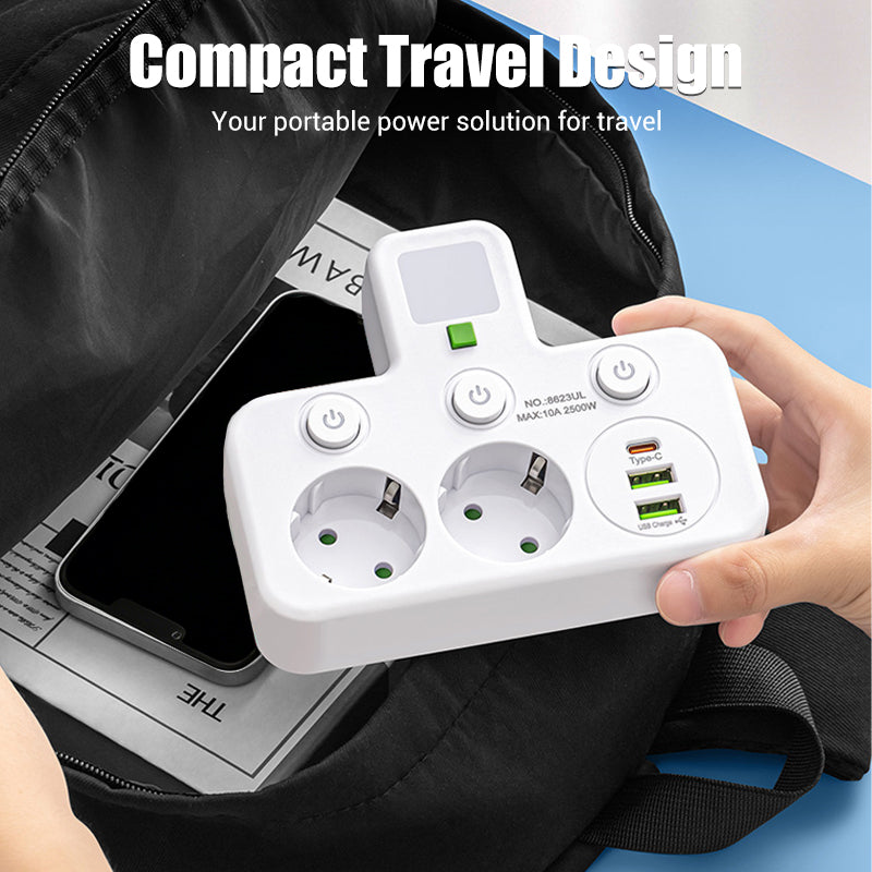 🎉 Neujahrsgeschenk – 50% RABATT!🔌 Intelligente Steckdosenleiste mit USB &amp; Nachtlicht – Vielseitig &amp; Sicher!
