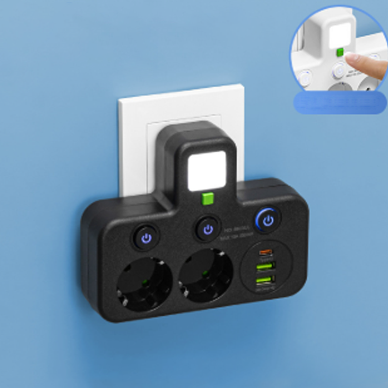 🎉 Neujahrsgeschenk – 50% Rabatt! 🔌 Intelligente Steckerleiste mit USB & Nachtlicht – Vielseitig & Sicher!