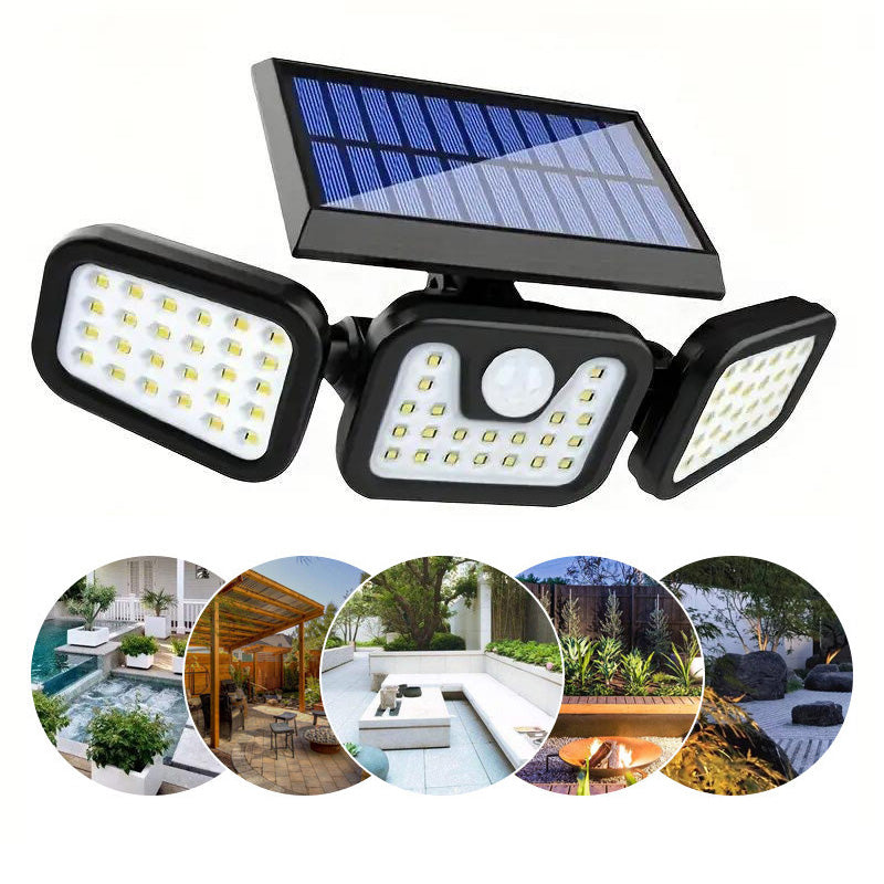 LED Solar-Wandleuchte – Wasserdichte Außenleuchte mit Bewegungsmelder für Garten & Hof🌞💡