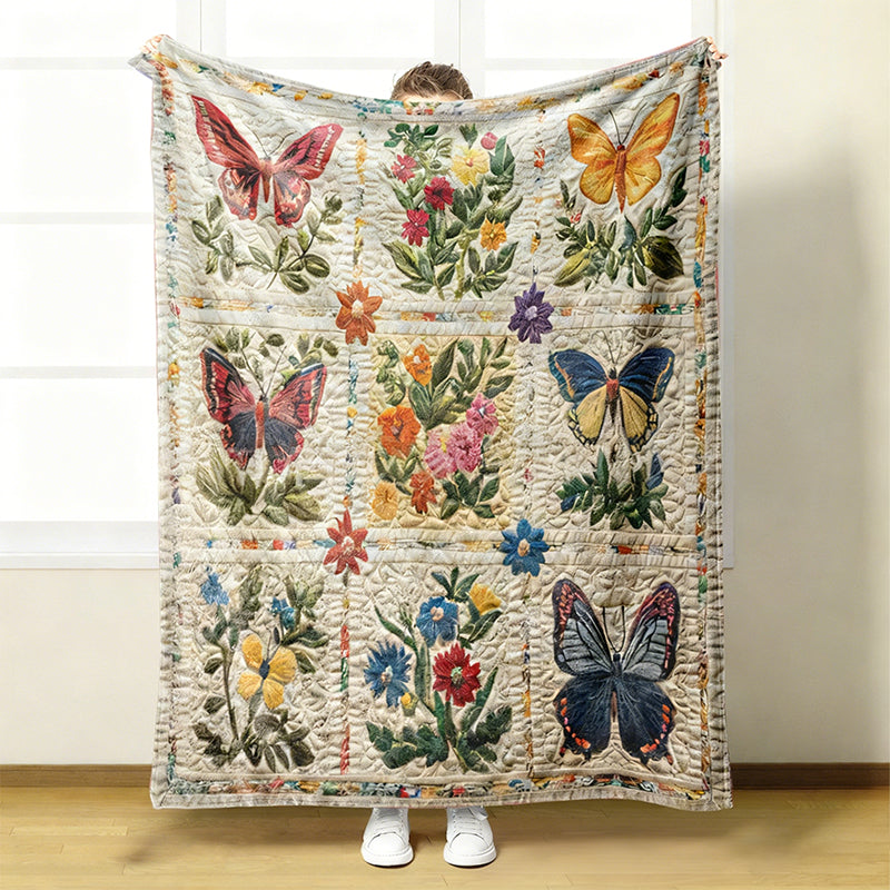 Kuschelige Flanelldecke mit Blumenmuster – Weich & warm für gemütliche Stunden 🌸🛋️