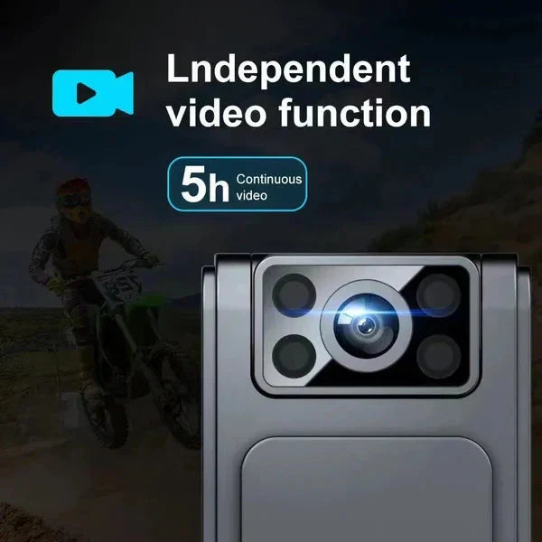 WiFi Mini-Bodycam mit 1080P – Tragbare Sport- & Outdoor-Kamera für Aufnahmen in HD 📷🚶‍♂️