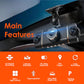 🏆60% RABATT 🚗 📹4-Channel HD Dashcam with Front Interior Rear Recording