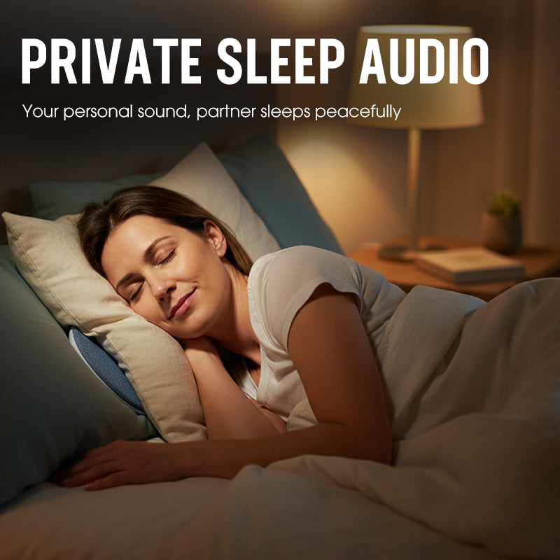 🛏️ 50% RABATT! 🔊 Kopfkissen-Lautsprecher zum Schlafen – Privataudio, Schlankes 12mm Design & 7 Tage Akkulaufzeit 💤