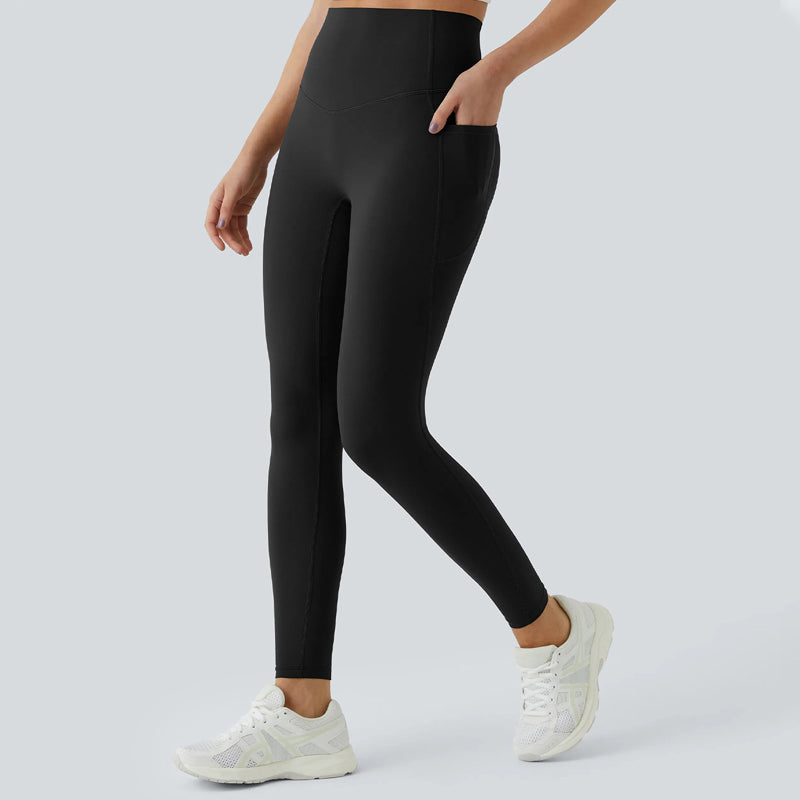 ✨ Neuheit 2026! Damen High-Waist Leggings – Lange Sporthose mit Tasche, schnelltrocknend & elastisch für Fitness & Outdoor 🔥