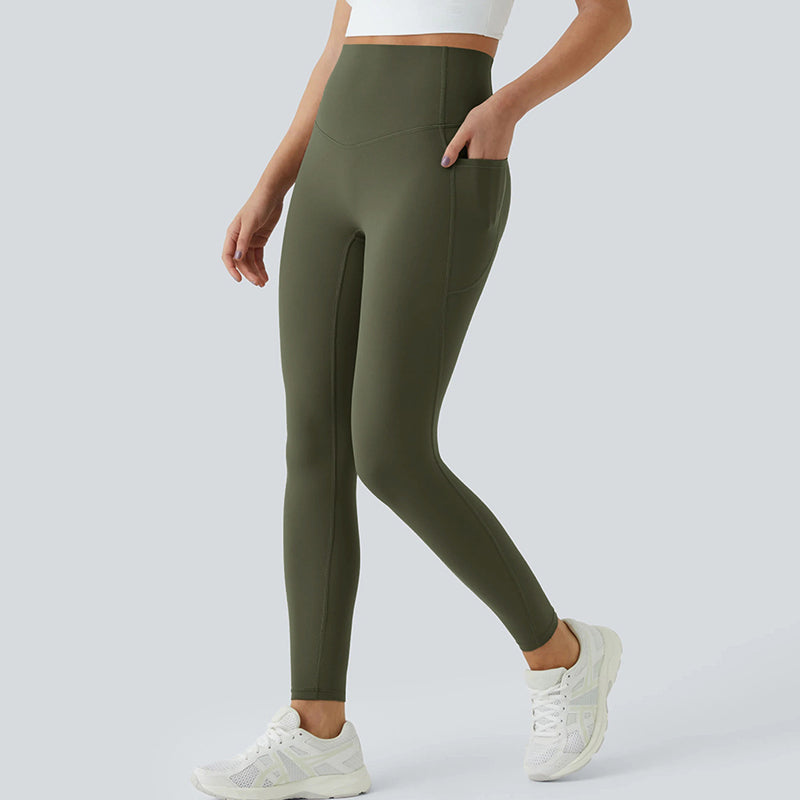 ✨ Neuheit 2026! Damen High-Waist Leggings – Lange Sporthose mit Tasche, schnelltrocknend & elastisch für Fitness & Outdoor 🔥