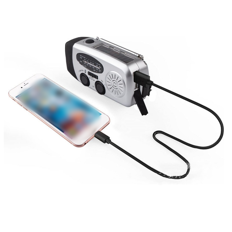 📻 60% RABATT! ☀️ Notfallradio – Solar & Kurbelbetrieb, USB-Ladung, Wetteralarm & Robust für Outdoor/Krise 🔋