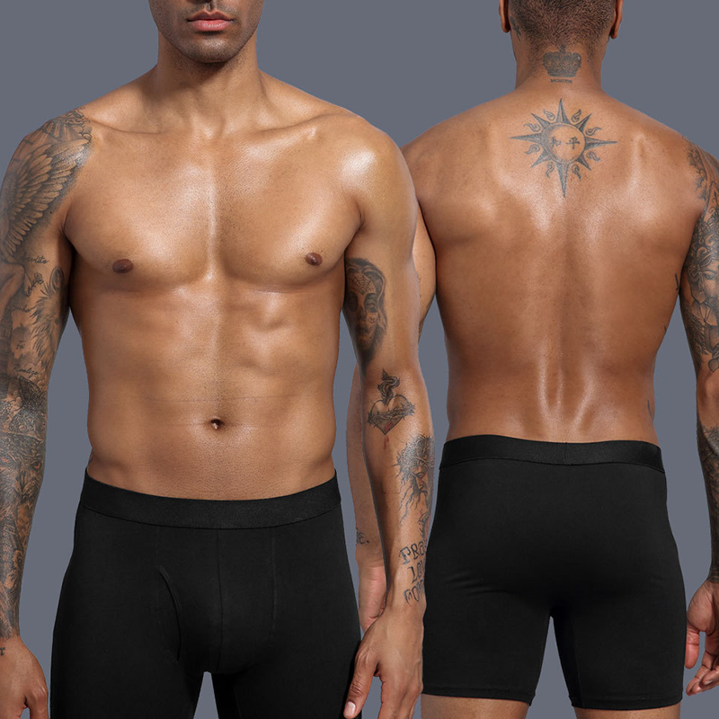 Herren atmungsaktive lange Boxer-Slips