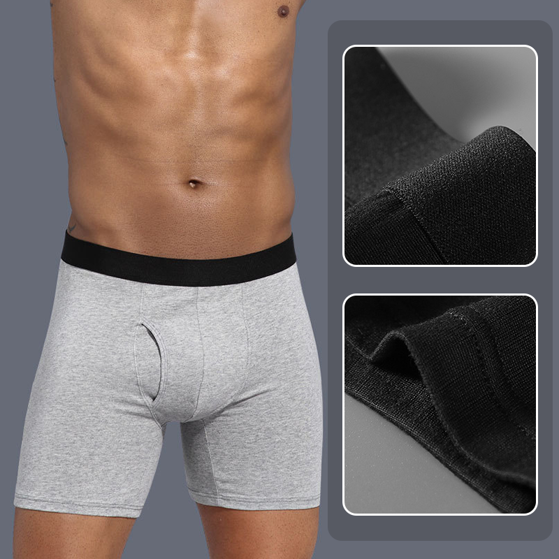 Herren atmungsaktive lange Boxer-Slips