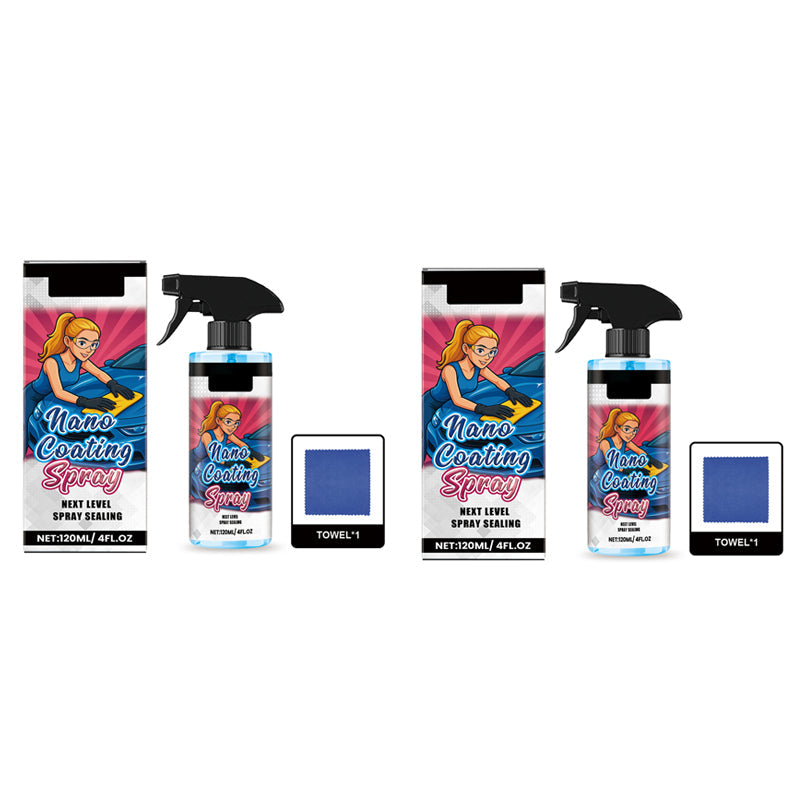 🚗 KAUF 2, ERHALTE 1 GRATIS! ✨ Autopolitur-Spray + Mikrofasertuch – Stellt Glanz wieder her & schützt den Lack in Minuten, kratzfeste Formel ☀️🧽