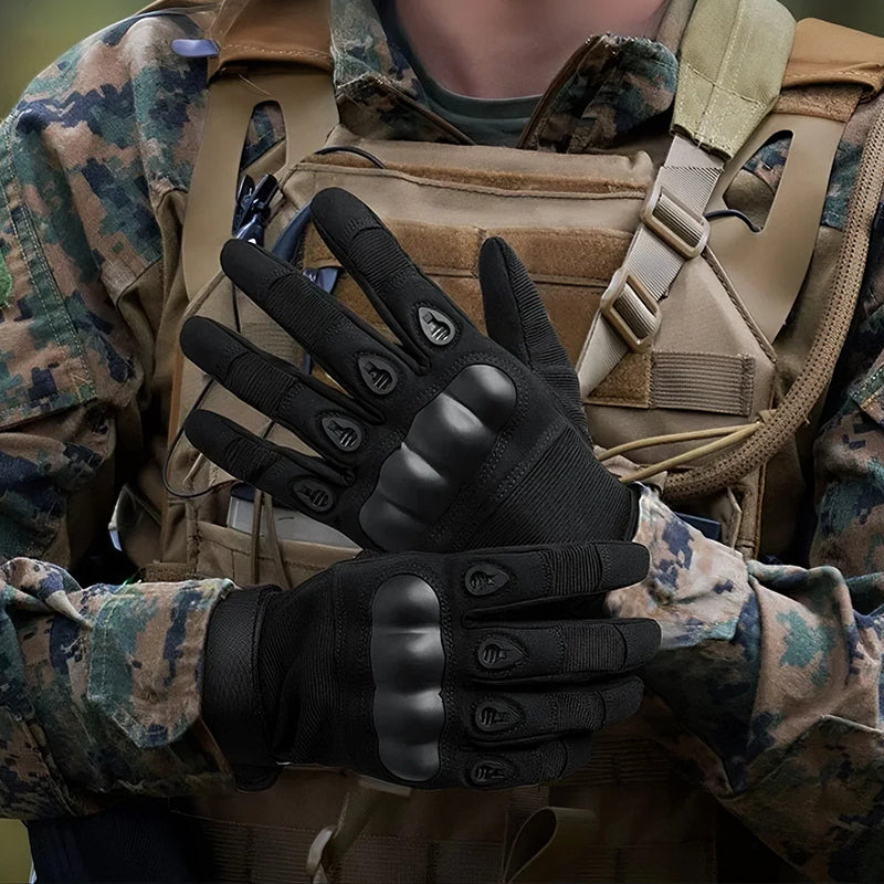 Touchscreen-Handschuhe für ganze Finger,Outdoor-Sportarten Arbeiten Autofahren Reiten Wandern Camping Klettern Motorradfahren Rutschfeste Handschuhe