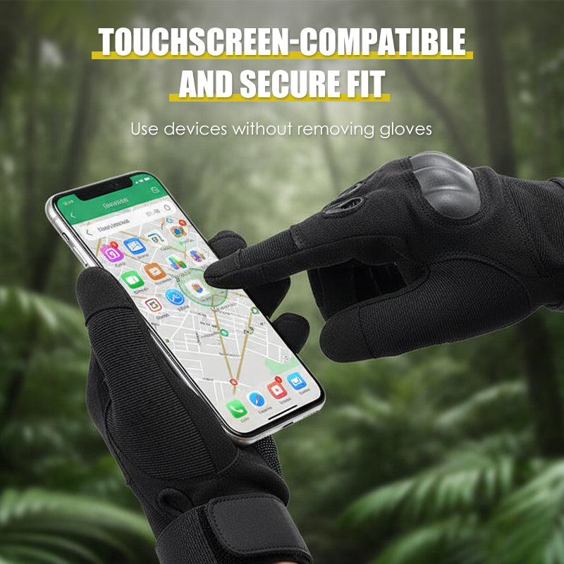 Touchscreen-Handschuhe für ganze Finger,Outdoor-Sportarten Arbeiten Autofahren Reiten Wandern Camping Klettern Motorradfahren Rutschfeste Handschuhe