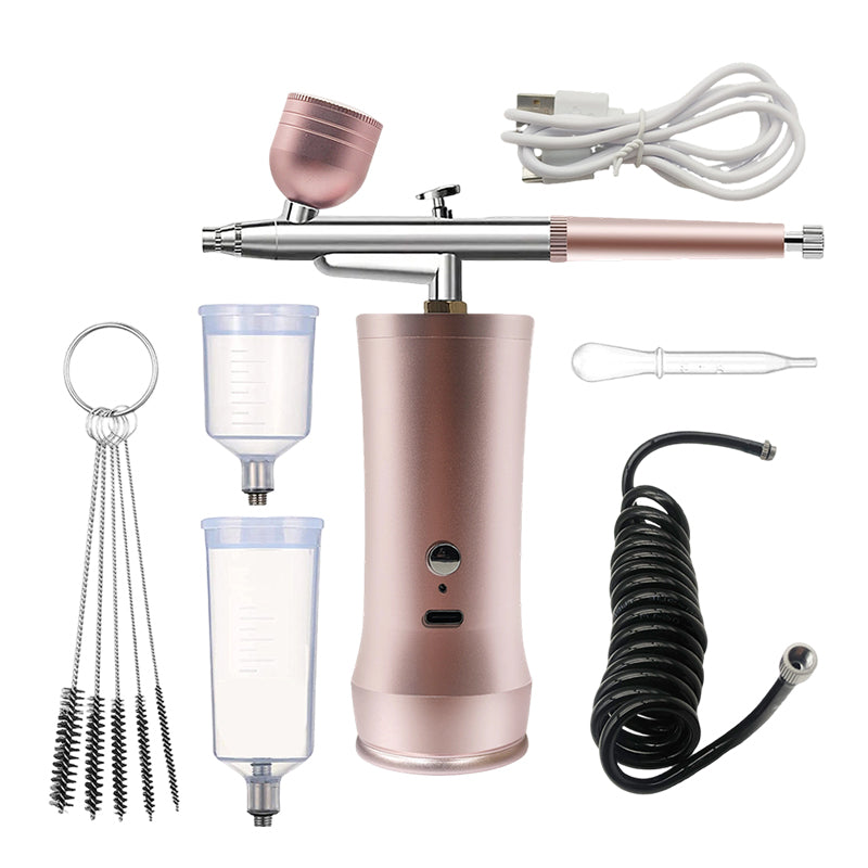 📢📢50 % Rabatt!! ⏰Kabelloses Airbrush-Set mit Kompressor