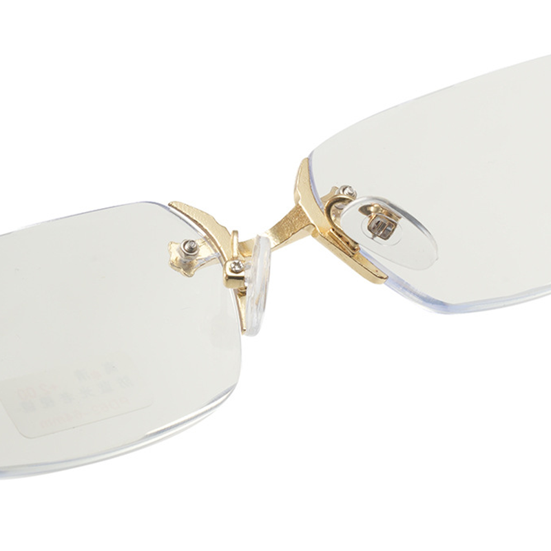 Einfache Anti-Blaulicht-Halbrand-Browline-Brille für den täglichen Gebrauch