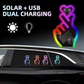 🚗 60% RABATT! 💖 Solar LED-Herz Auto-Fingerring – Dekorativ, Einfach zu Montieren & Automatisches Leuchten bei Nacht ✨