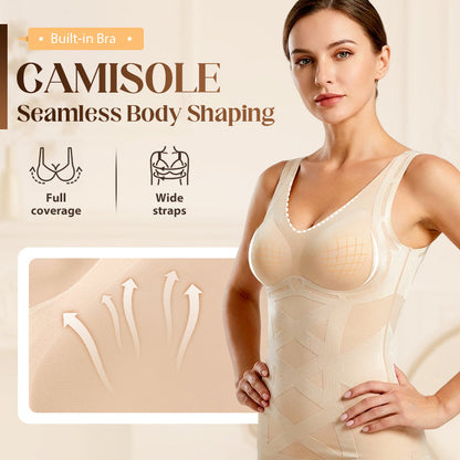 🔥Solange der Vorrat reicht 50 % Rabatt!🎉Nahtlose Shapewear mit integriertem BH💞