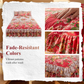 3-Piece Floral Ruffled Bed Skirt Set