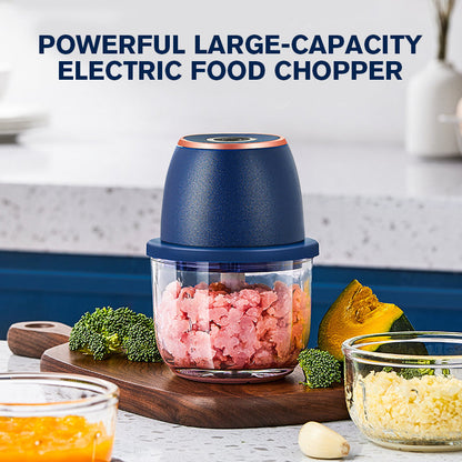 ⚡ 50% RABATT! 🥦 Kraftvoller Großvolumen-Elektrohacker – 1000W Motor, 2L BPA-freie Schüssel & Ein-Tasten-Pulsbetrieb 🥕
