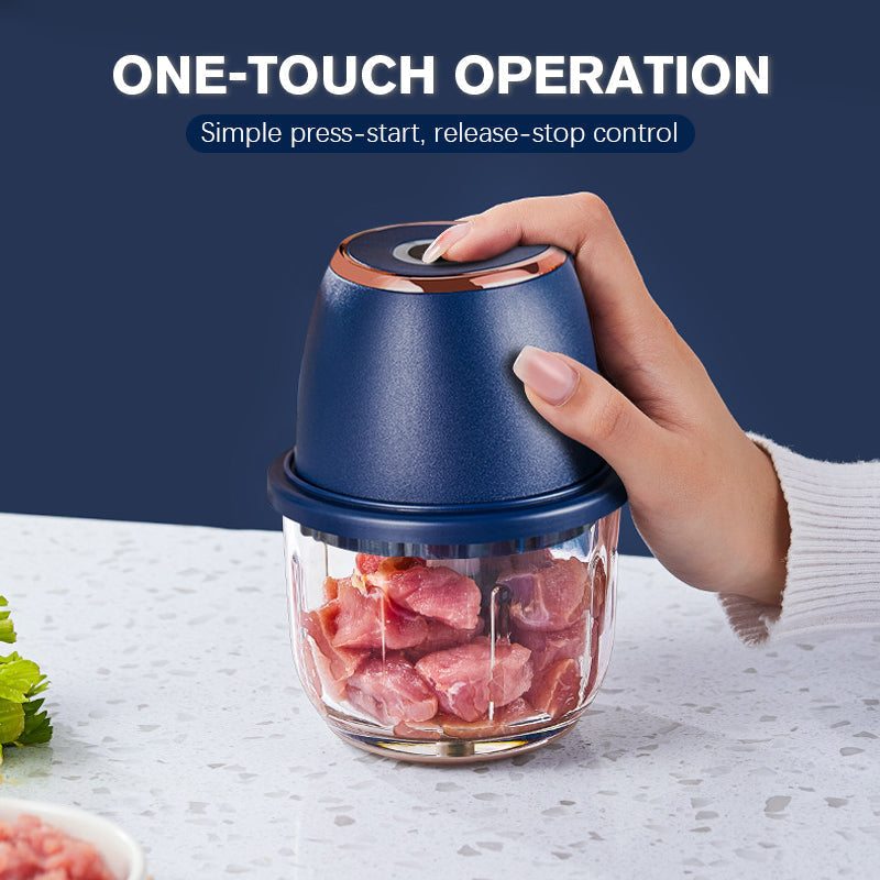 ⚡ 50% RABATT! 🥦 Kraftvoller Großvolumen-Elektrohacker – 1000W Motor, 2L BPA-freie Schüssel & Ein-Tasten-Pulsbetrieb 🥕