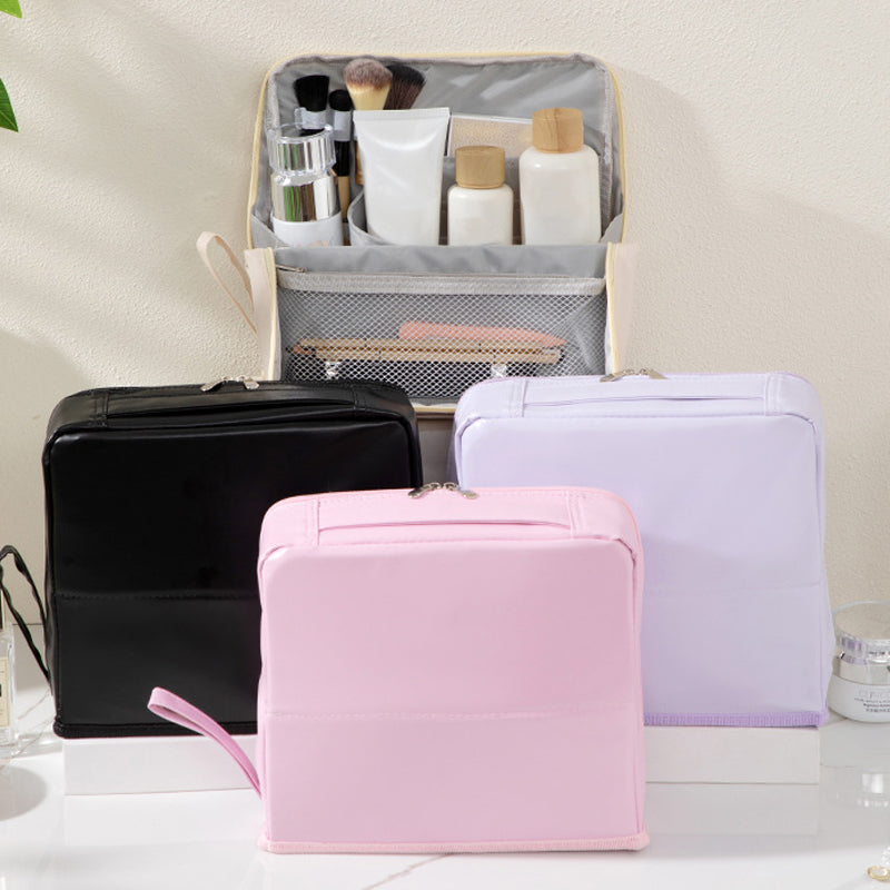 💖💖Jetzt sofort 40% Rabatt!Kosmetiktasche mit Tragegriff – Groß & praktisch, ideal für Reisen & Makeup-Organisation 💄👜