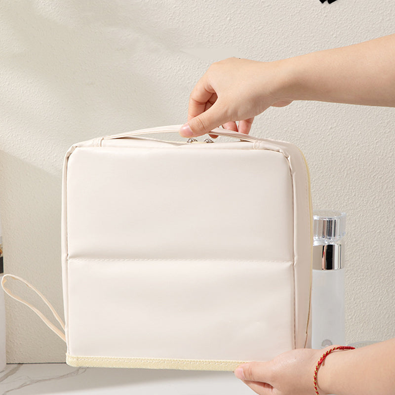 💖💖Jetzt sofort 40% Rabatt!Kosmetiktasche mit Tragegriff – Groß & praktisch, ideal für Reisen & Makeup-Organisation 💄👜