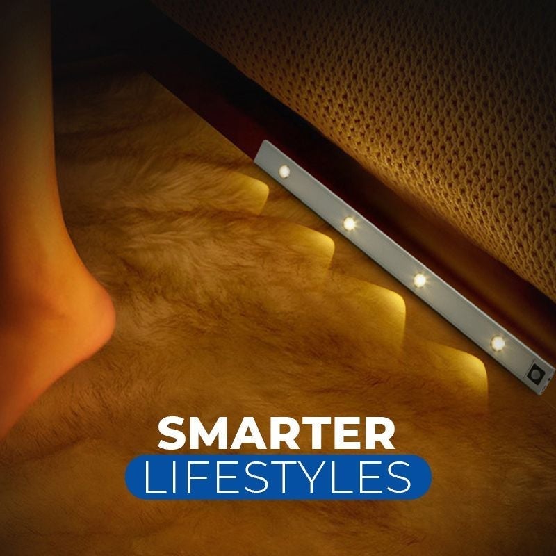 💡 50% RABATT! 🔥 4 Stück LED-Schrankleuchte mit Bewegungsmelder – Wiederaufladbar, Magnetisch & Ideal Für Kleiderschränke, Küchen & Arbeitsbereiche 🏠
