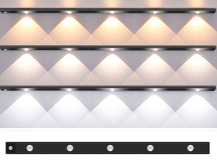 💡 50% RABATT! 🔥 4 Stück LED-Schrankleuchte mit Bewegungsmelder – Wiederaufladbar, Magnetisch & Ideal Für Kleiderschränke, Küchen & Arbeitsbereiche 🏠