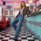 👖 Verzierte Damen-Flare-Jeans – Der ultimative Look für den Abend🔥Kauf 2 Artikel versandkostenfrei🔥