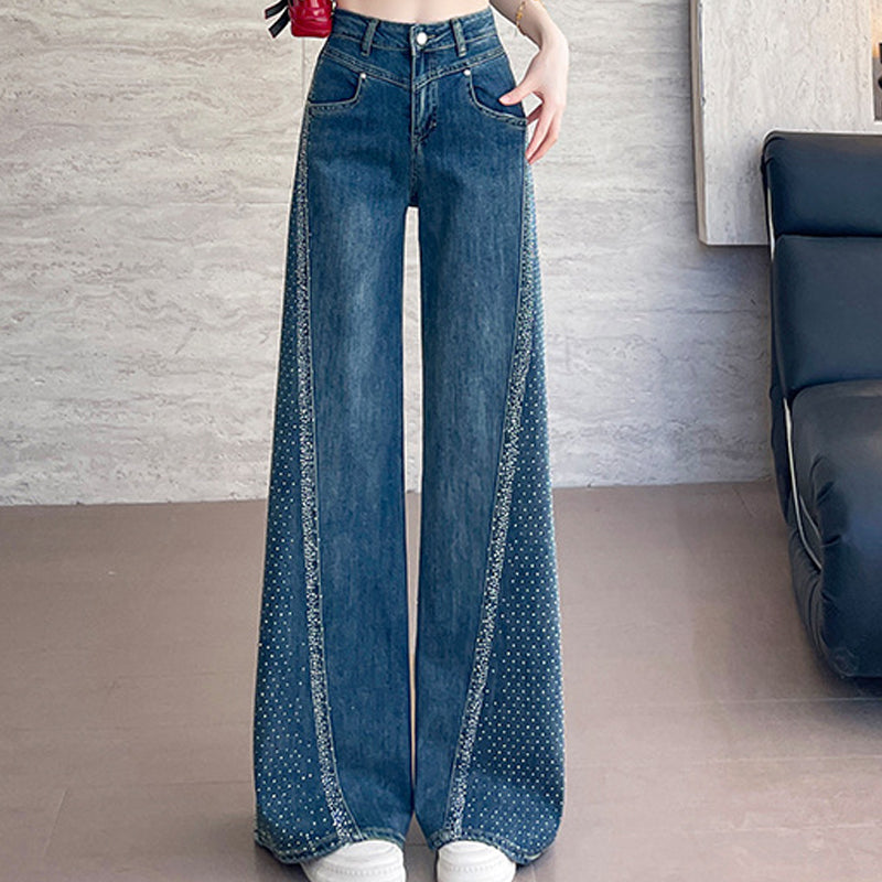👖 Verzierte Damen-Flare-Jeans – Der ultimative Look für den Abend🔥Kauf 2 Artikel versandkostenfrei🔥