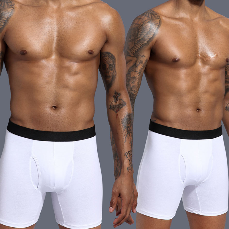 Herren atmungsaktive lange Boxer-Slips