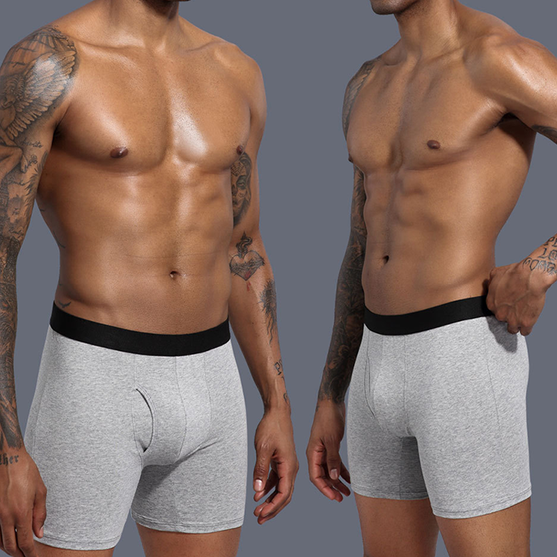 Herren atmungsaktive lange Boxer-Slips