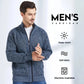 Herren-Strickjacke mit Reißverschluss und einfacher Tasche
