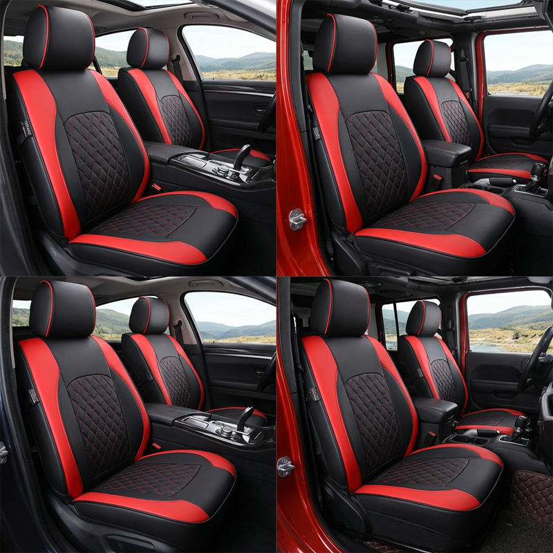 🔥HEISSER VERKAUF 50% RABATT🎁9-teiliges Autositzbezug-Set aus Leder mit universeller Passform