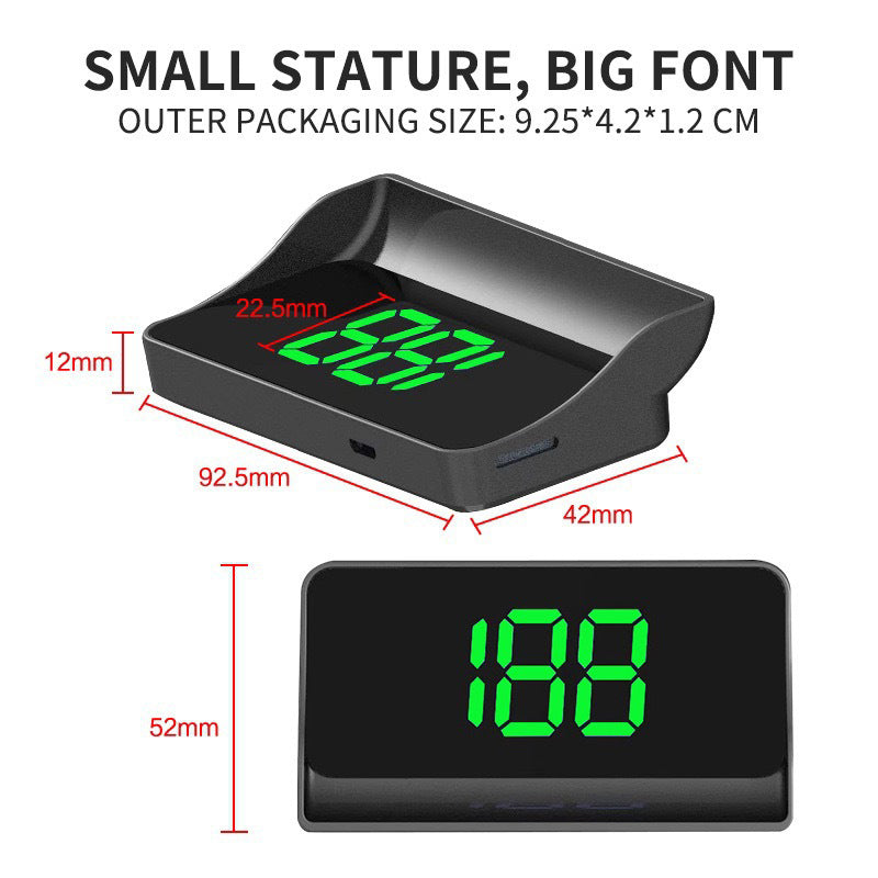 Head-Up Display Tachometer für Autos🚗Gör körningen tryggare