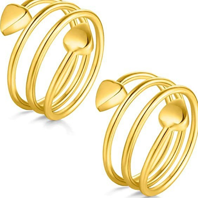 🔥Solange der Vorrat reicht 40 % Rabatt!💍Eleganter Kupferring mit Magnet-Herz