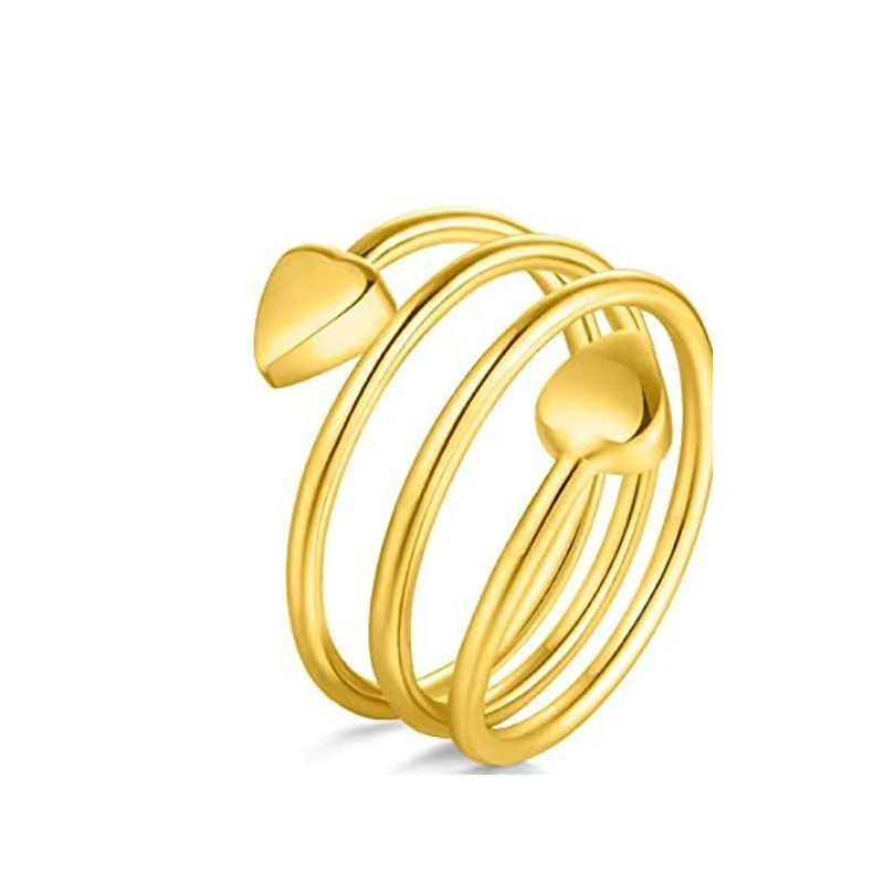 🔥Solange der Vorrat reicht 40 % Rabatt!💍Eleganter Kupferring mit Magnet-Herz