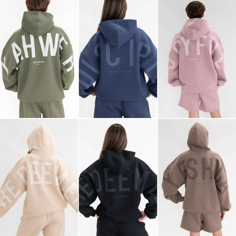 💕Letzter Tag 50 % Rabatt💖✝ Essential Hoodie | Oversized Christian Heavyweight Faith Sweatshirt