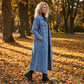 🧥 60% RABATT! 👖 Lange Jeansjacke – Zugeknöpft für Eleganz, Aufgeknöpft für Flair & Perfekt für Frühling & Herbst 💙