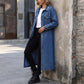 🧥 60% RABATT! 👖 Lange Jeansjacke – Zugeknöpft für Eleganz, Aufgeknöpft für Flair & Perfekt für Frühling & Herbst 💙