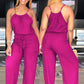🌬️Ärmelloser Sommer-Jumpsuit für Damen mit Kordelzug in der Taille👗