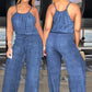 🌬️Ärmelloser Sommer-Jumpsuit für Damen mit Kordelzug in der Taille👗