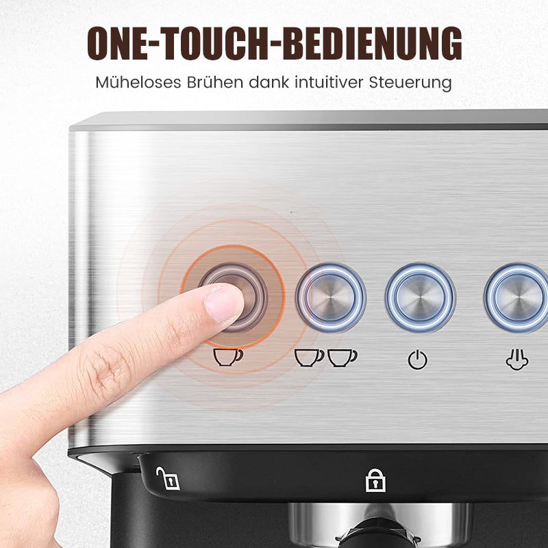 ✨🔥Espressomaschine für den Haushalt mit Dampflanze☕