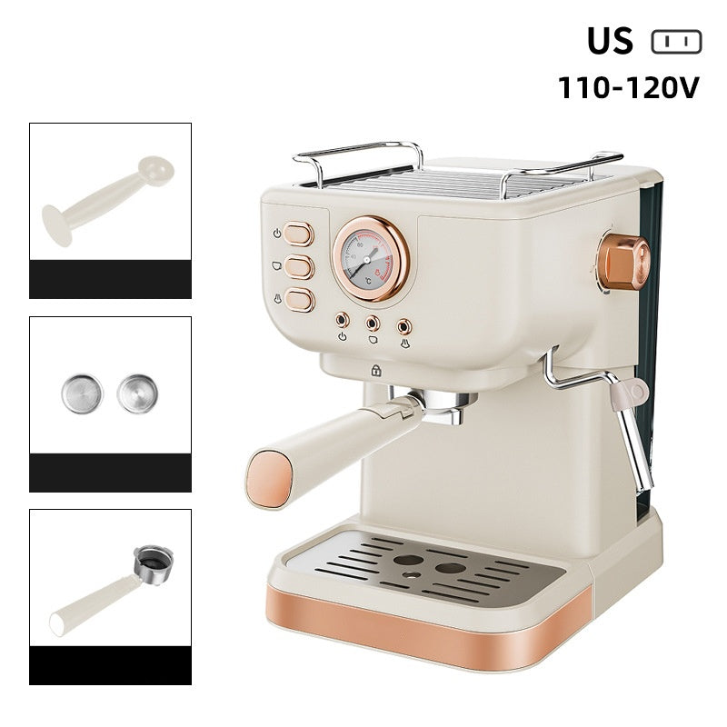 ✨🔥Espressomaschine für den Haushalt mit Dampflanze☕