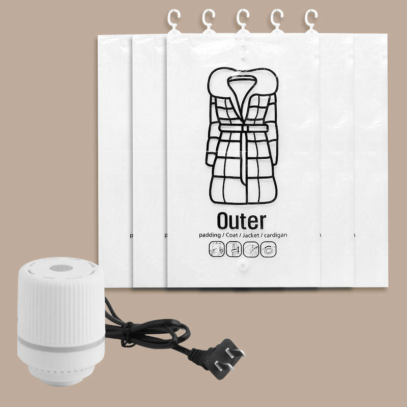 💎 50% RABATT! 💎 Hängende Vakuum-Aufbewahrungsbeutel – Keine Pumpe Nötig, Wiederverwendbar & Staubdicht 👚🗄️